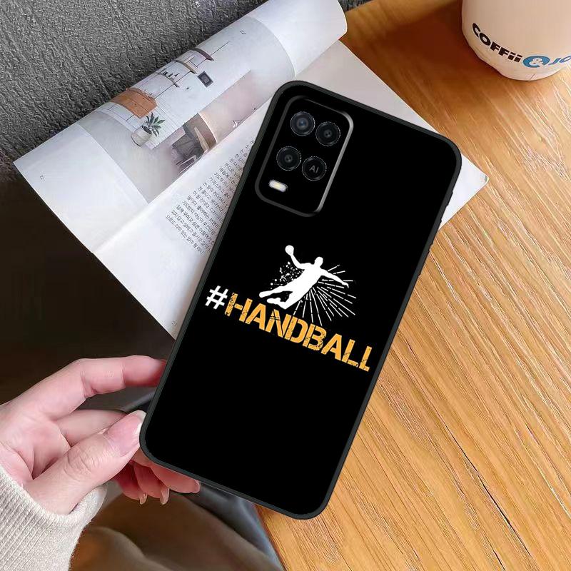 Handball Handballer Case For Oppo A6 A5 Pro A57 A17 A78 A54 A74 A94 A76 A16 A96 A18 A40 A60 A80 A38 A58 A98 A15