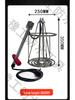 Heat-Resistant Asphalt Heater Rod with Thick Rubber Coating, Heightening Feature & Stainless Steel Red Handle
