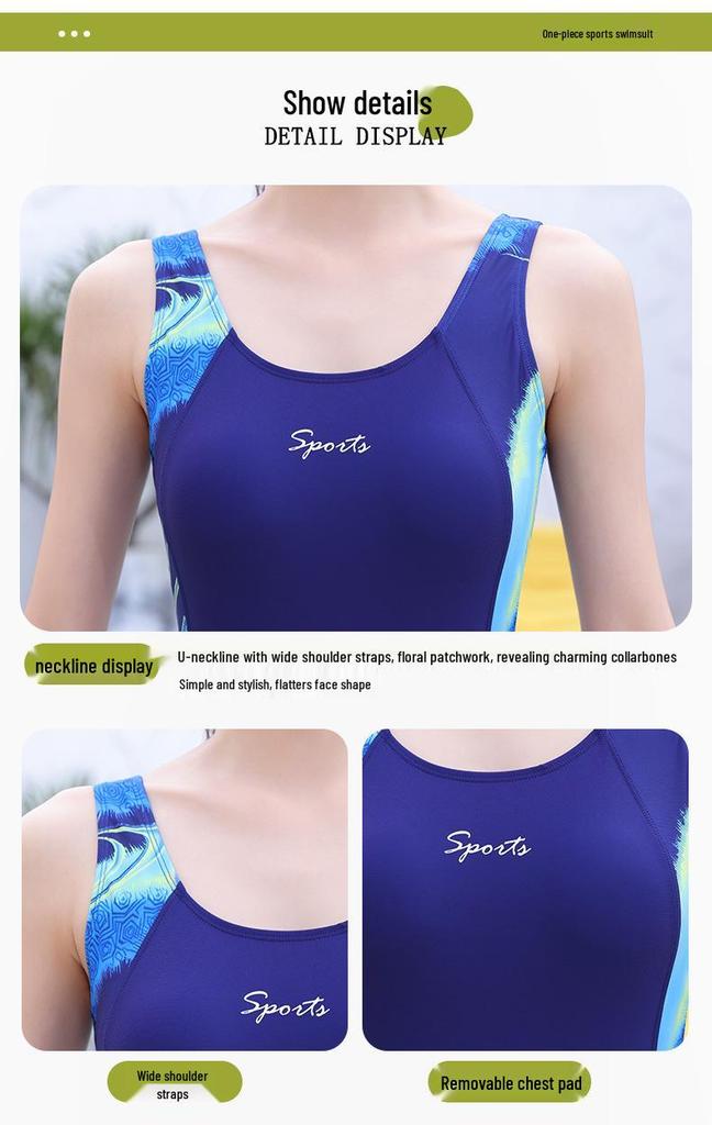 2026 Women's Quick-Drying One-Piece Tankini for Competitions and Resorts