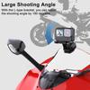 Motorcycle Windshield Mount Clip POV Holder for GoPro Hero 13 12 11 10 Insta360 X4 DJI Action 5Pro 4 Pocket 3 Phone Accessories