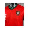 Portugal Yeniz Season Ronaldo Short Sleeve Jersey Polyester Fabric Halisaha Jersey