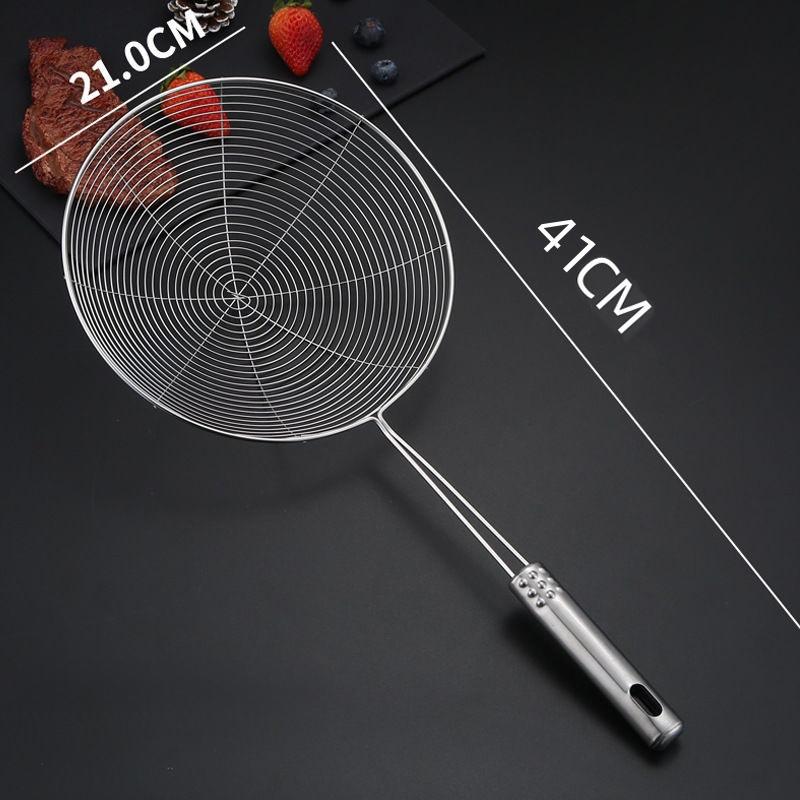 Stainless Steel Skimmer Solid Strainer Ladle Stainless Steel Kitchen Utensil Tool French Fries Fish Frying Kitchen Utensil