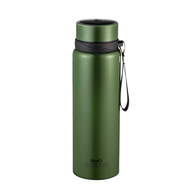 304 stainless steel large-capacity thermos mug men's and women's portable outdoor business mug gift water cup lettering