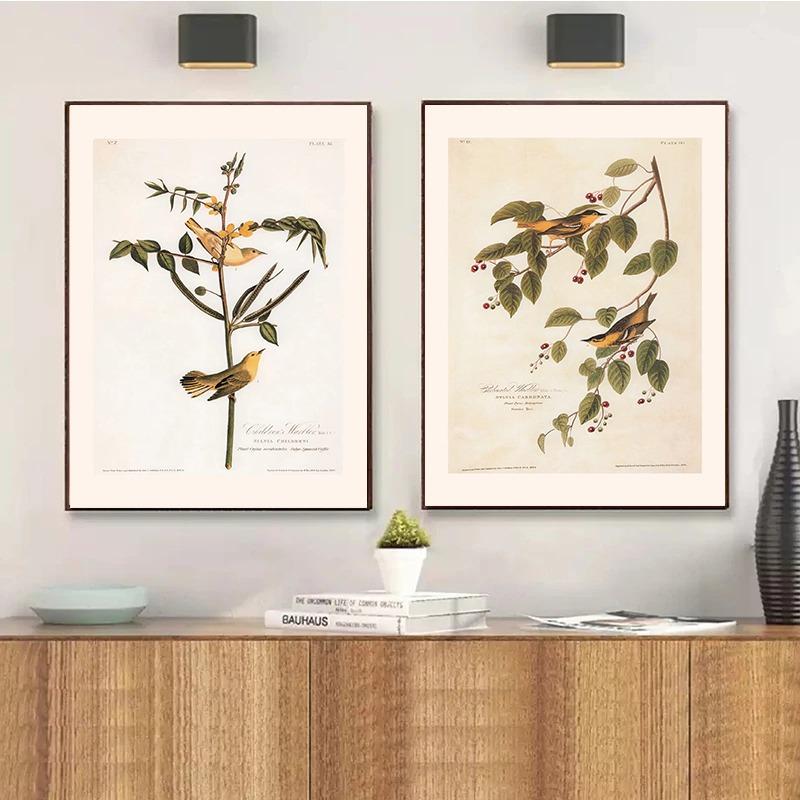 Vintage Botanical Posters Canvas Painting And Prints Classic Wall Art Picture for Living Room Office Home Decor Frameless Gift