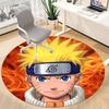 1PC Naruto Office Round Rug, Non-slip, Soft and Durable Office Rug for Interior Decoration, Perfect for Office, Beautiful Decoration