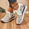 Fashion Ladies Shoes 2025 High Quality Plus Size Women's Vulcanize Shoes Fashion Casual New Mesh Best Seller Comfortable Platform Heels