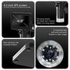 LCD Digital Microscope 4.3Inch Screen 720P Video Recorder 1-1000X Magnification Zoom Coin Microscope Magnifier PC View