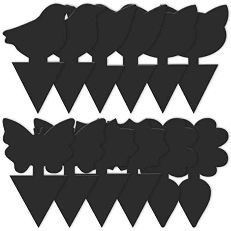 

24 упаковки черных липких ловушек для естественной борьбы с вредителями в помещении и на открытом воздухе, ловушки для фруктовых мух и ловушки для черных грибных комаров чёрный