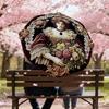1PC Floral Portrait Umbrella-8-Rib Reinforced, Automatic Open, Lightweight & Durable, Cute Fashion Accessory for Outdoor, Beach or Casual Use, Beach U