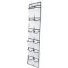 12 Large Pockets Over Door Hanging Shoe Organizer, White