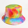 Gorro de pescador con efecto tie dye en color rosa vibrante: gorro de pescador reversible, liviano y protector solar para mujer: regalo perfecto para el Año Nuevo chino y el día de San Valentín