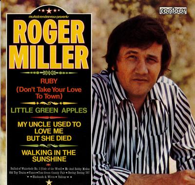 LP Record ROGER MILLER - Ruby (Don't Take Your Love To Town) 6870532 Contour 1972 UK Pop Used