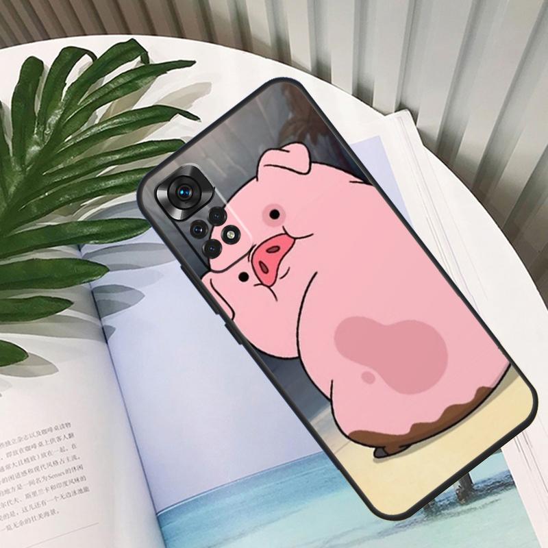 Cute Pink Pig Funda For Xiaomi Redmi Note 14 10 11 12 13 15 Pro Plus Case For Redmi 15 15C 14C 12C 10C 13C