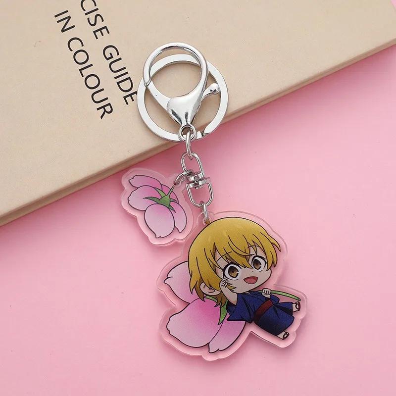 17Pcs Anime Figures Bungo Stray Dogs Acrylic Car Keychain Cute Backpack Pendant Bag Charms Accessories Decoration Holiday Gifts
