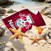Custom Name Personalized RB Leipzig Print Beach Towel, for Trip Camping Beach Party Home Decor, Birthday Gift for Family & Friends