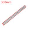 Stainless Steel Metal Straight Ruler Precision Double Sided Precision Measuring Tool Scale Metric Ruler Accessories 15-40cm