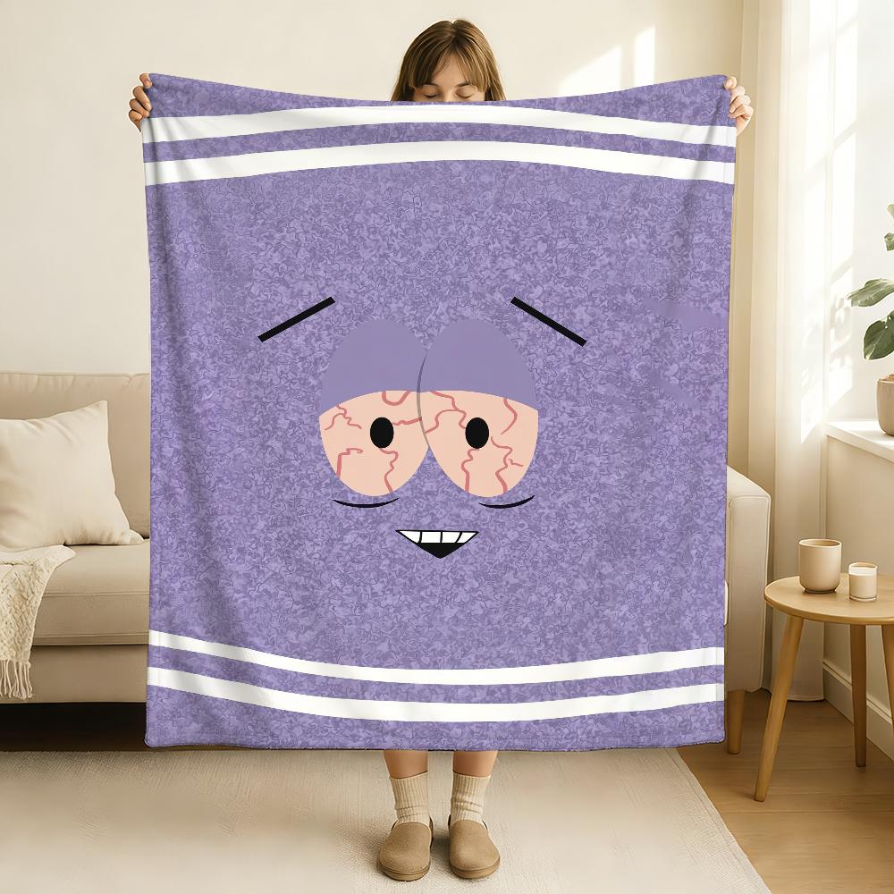 

Cartoon Funny T Towelie Blanket Soft and Skin Friendly For Couch Bed Napping Bedspread All Seasons Comforter 180x230cm