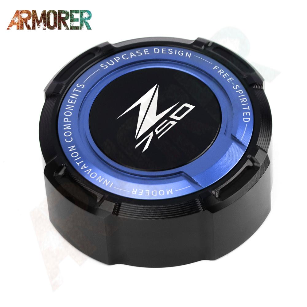 For KAWASAKI Z 650 750 900 1000 Z650 Z750 Z900 Z1000 Motorcycle CNC Aluminum Rear Brake Clutch Fluid Reservoir Cover