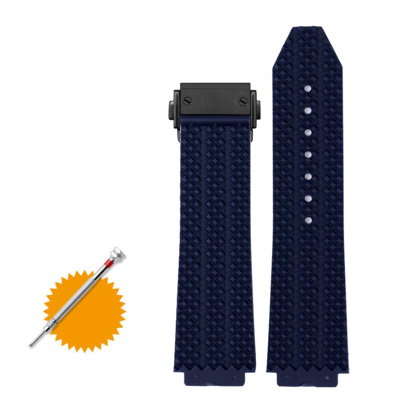 Armband für HUBLOT BIG BANG Silikon 26*19mm Wasserdicht Herren-Uhrenarmband Ketten-Uhrenzubehör Gummiarmband Armband