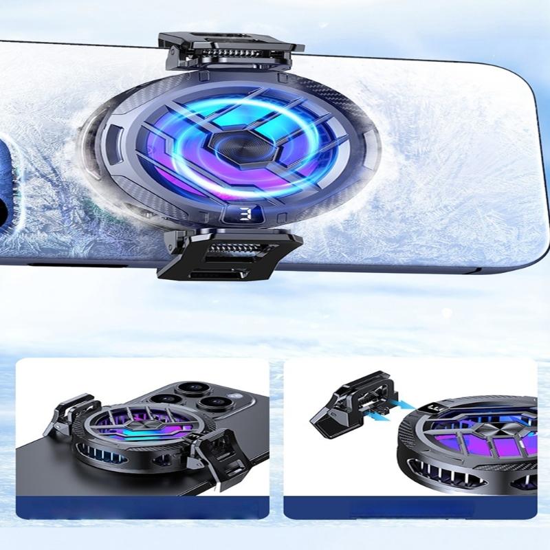 Handykühler Magnetischer Kühlventilator, Handykühler Wärmeableitung Kühlventilator, Gaming Halbleiterkühlung