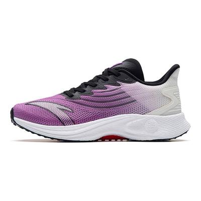 Mach 2.0 Amortecimento Antiderrapante Durável Tênis de Corrida de Cano Baixo Mulher tênis Roxo Preto Branco 122235583-2