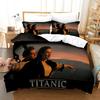 Exquisite 3D Titanic Ship Ocean Wallpaper Romantic Love Print Bedding Set Duvet Cover Comforter Bed Youth Kids Girls Boys Gift