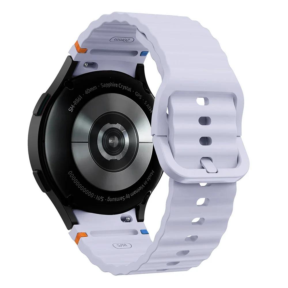 

Силиконовый ремешок для Samsung Galaxy Watch 7 FE 6 4 Classic 5 pro 44 мм 40 мм 43 мм 47 мм 45 мм Браслет Galaxy Watch6 7 Ремешок Galaxy 7 40mm 44mm