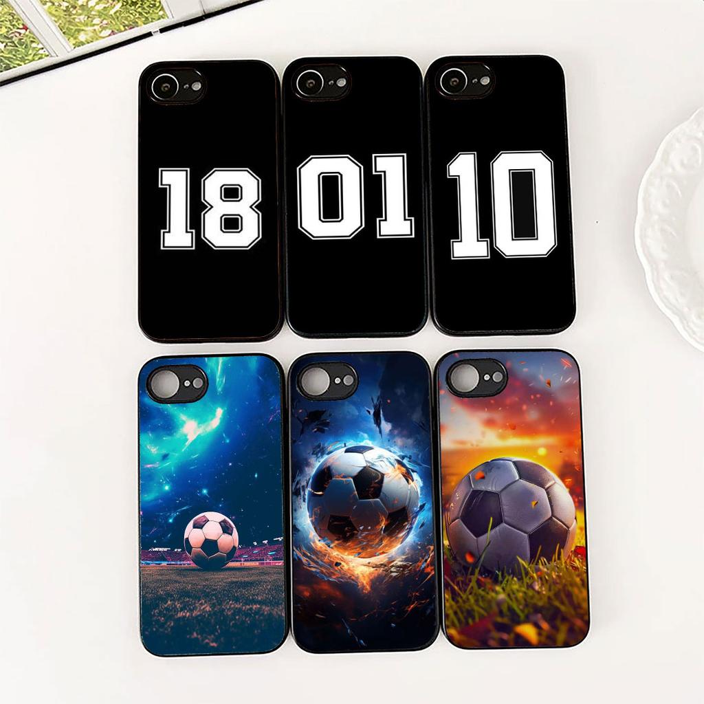 Soccer Number Football Silicone Cover for Samsung Galaxy S10 Lite S8 S9 Plus A33 A34 A31 70 A71 A72 Note 20 9 8 Coque Phone Case
