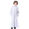 Muslim Kids Boys Saudská Arabská Thobe Robe Top Kalhoty Kaftan Arab islámské oblečení