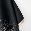Light luxury versatile rough knitted women's shawl retro cape imitation cashmere scarf autumn and winter warm cape