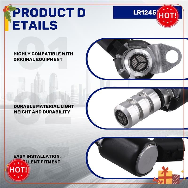 Durable-LR124526 Engines Oil Pump Solenoid For Land Rover Range Rover Discovery 4 LR5 Velar come illustrato a colori