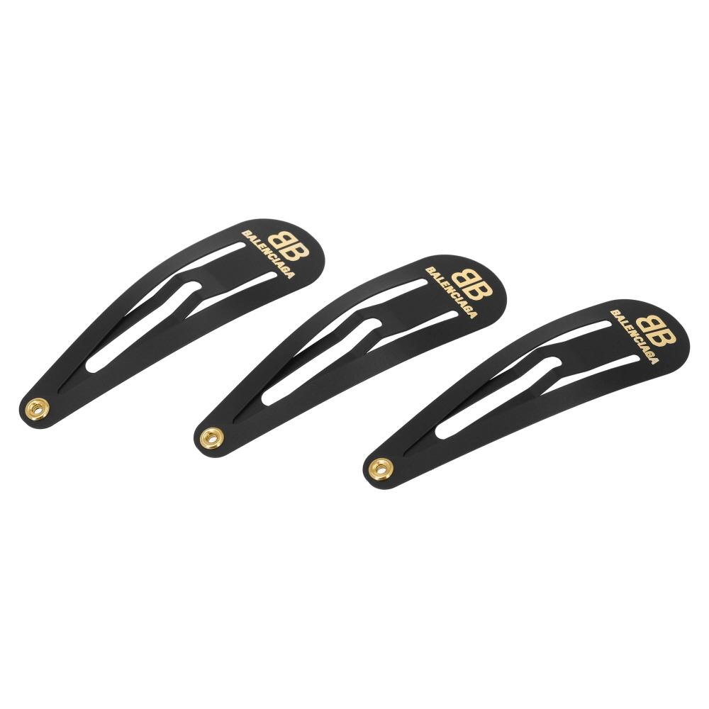 Balenciaga Hair Clip Set Of 3 718872 Tzs1k 5610