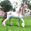 Model Cursă de Cai DIY Călăreț Animal de Fermă Figurine Figurine Acțiune și Jucărie Jucării Emulație ABS pentru Copii Cadou de Crăciun Aniversare