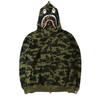 Populær Ape Bape Herre Haikje Kamuflasje Full Glidelås Hettegenser Joggebukse Jakke Kåpe