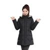 Down Padded Jacket Women's Mid-length Model 2025 New Winter Korean Version Loose Slimming Thickened Warm Hooded Jacket Trend