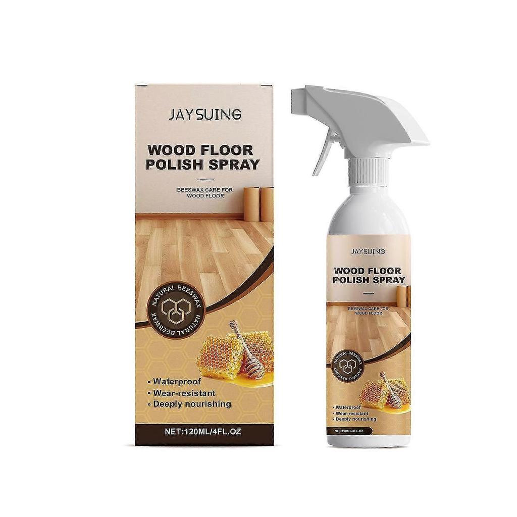 Spray de Cera de Abejas para Suelos de Madera - Nutrición Profunda, Reparación de Arañazos, Brillo Duradero
