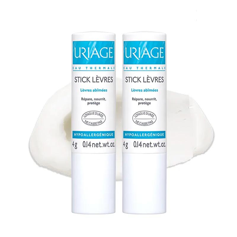 URIAGE Stick Lèvres Original Moisturizing Lip Balm Double Set (4g + 4g)