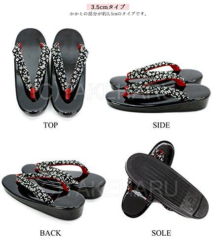 Emaljsandaler för Made in Urethane Emalj M Saaya Shape [Takeharu] Dam, Japan, Svart, Sula, Sandaler, 3,5 cm Typ, Storlek, (Sa)
