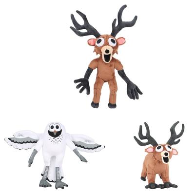 99 Nuits Dans La Forêt Peluches Cerf Animaux En Peluche Film Cerf Hibou Jouet Fans Cadeaux d'Anniversaire Jouets Pour Enfants Cadeaux d'Halloween