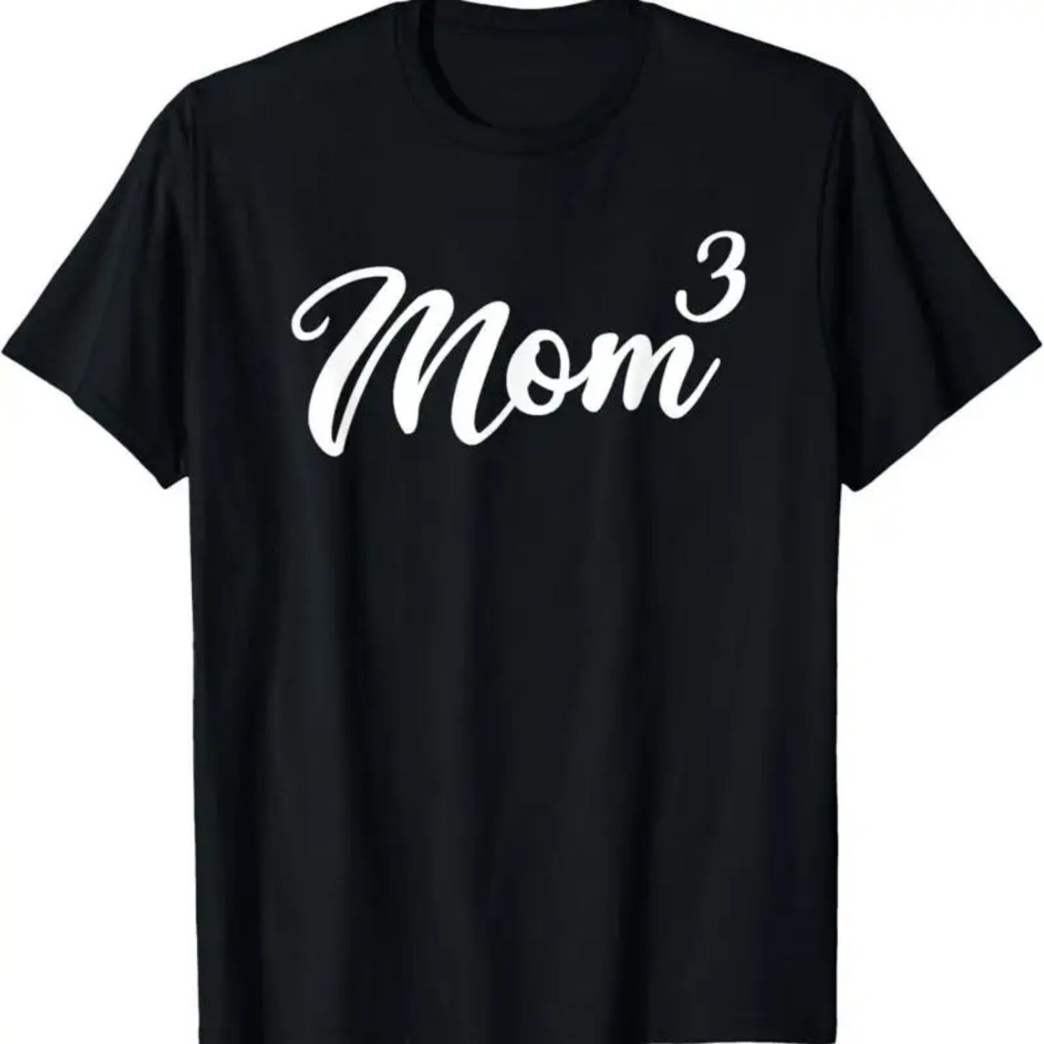 

Mothers Day Mom Cubed T Shirt Of 3 For Women S чёрный
