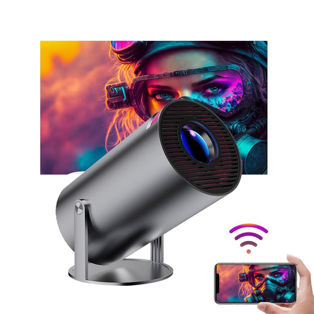 

HY300 Portable Mini Black Short-Throw Ultra-HD Home Projector US Plug