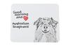 Pastor Australiano - mouse pad com estampa, mouse pad personalizado com tema de cachorro, gadget exclusivo para um trabalhador de escritório da marca Art-Dog