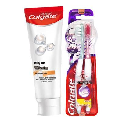 Whitening Toothpaste & Gum Care Toothbrush Set