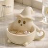 Versatile Storage Bowl 3D Printed Halloween Ghost Bowl, Trick or Treat Snack Candy Decor Serving Decorative Tray Dish, Party Supplies Tableware
