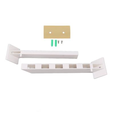Shower Corner Storage Bar ABS Plastic Self Adhesive Telescopic Bathroom Corner Storage Bar Rod