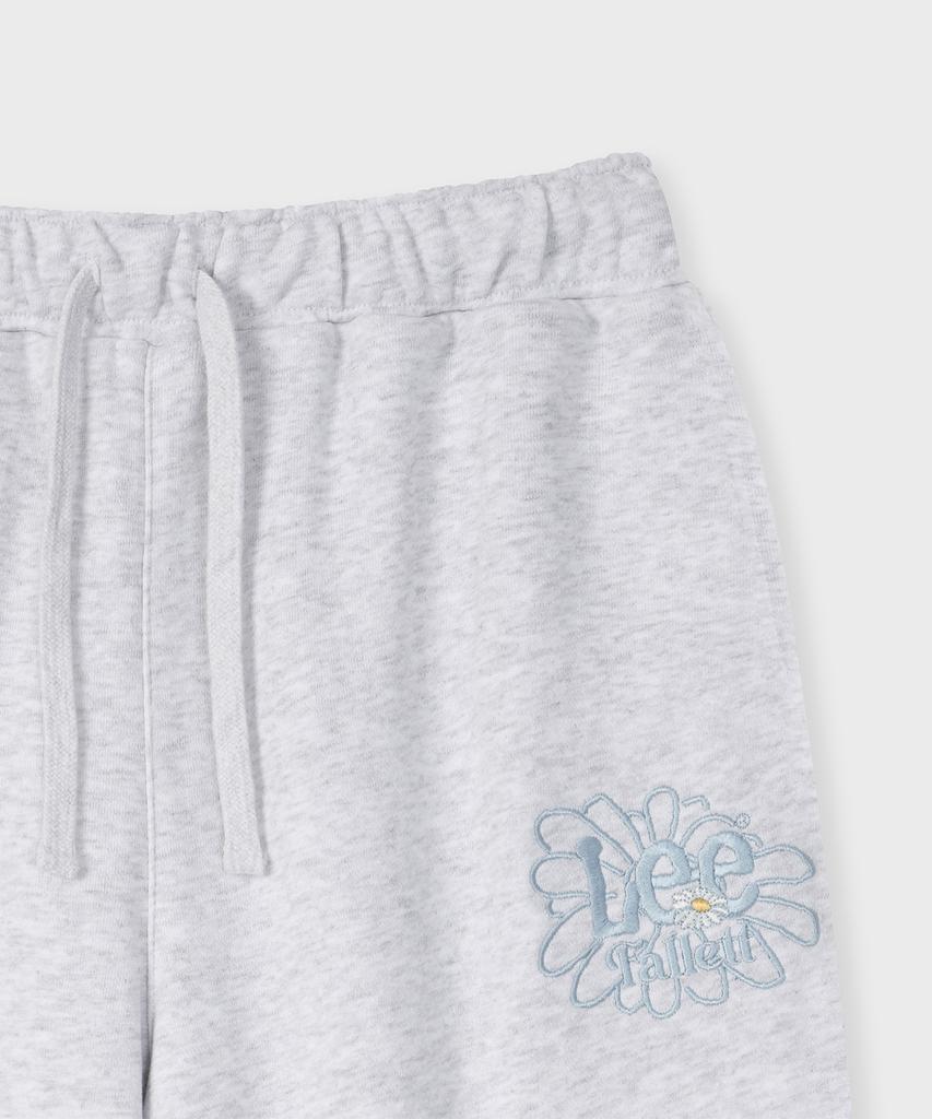 FALLETT [Fallett X Lee] Sunflower Jogger Pants Light Gray