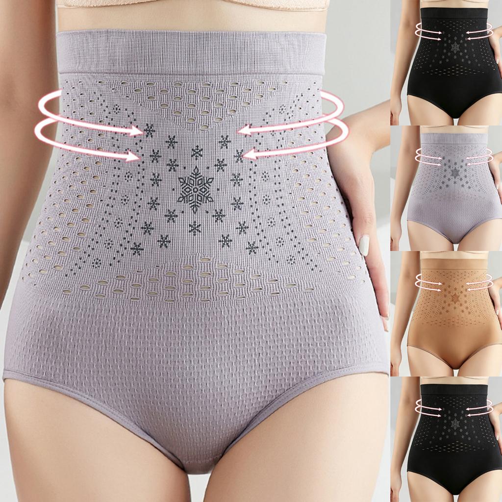 High Waist Shaping Panties for Women Seamless Tummy Control Butt Lifting Body Shaper Underwear Slimming Briefs with Breathable Design