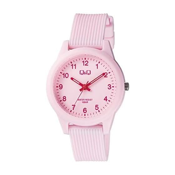 Citizen Q&Q Watch Analog Color Watch Waterproof Urethane Belt V01A-022VK Women s Pink