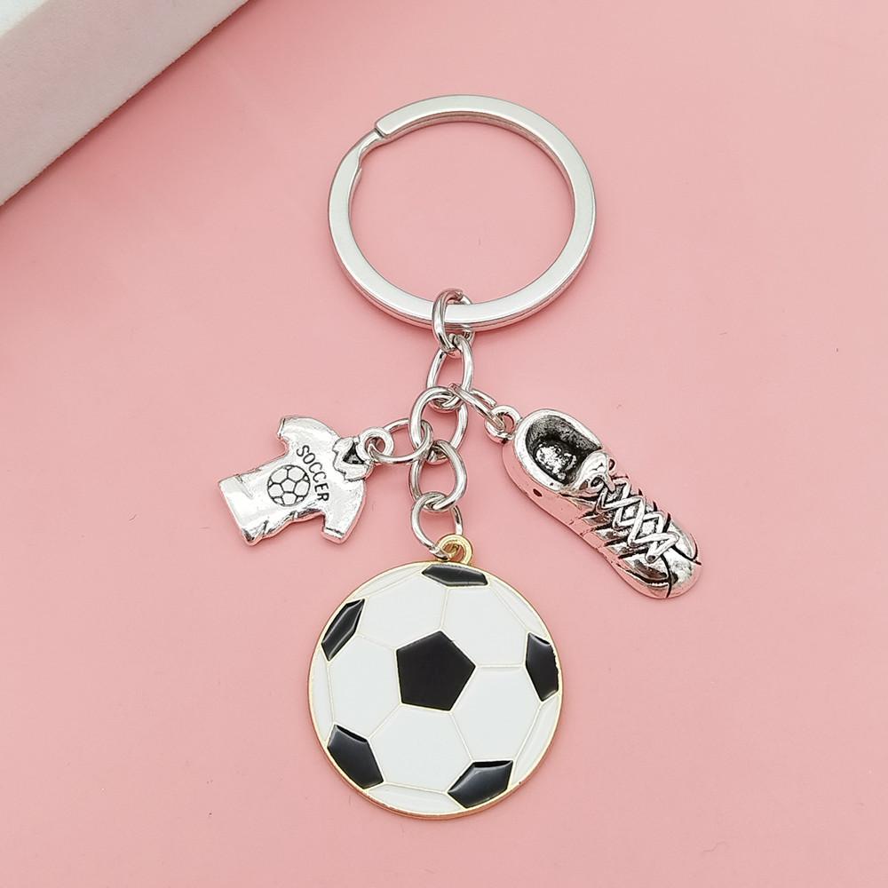 

Creative DIY Sports Ball Football Keychain Bag Accessories