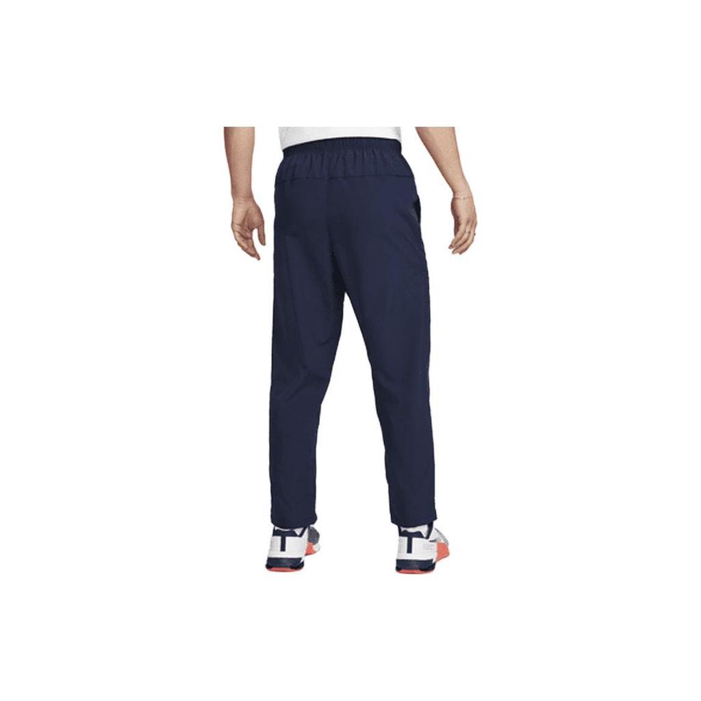 Nike Knitted Sweatpants Men's Dark Blue Moderate Cuffed Pants FB7491-451